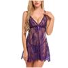 Women Fun Elegant Fashion Sexy Sling Lingerie Lace Gauze Underwear Suit