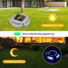 4PCS Solar Powered 8LEDs Ground Driveway Light Deck Lamp IP68 Waterproof Built-in 600mAh