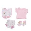 KEIUMI Lovely Doll Dress Suit For 17-18 Inch Reborn Baby Doll Clothing Strip Shirt Doll Suits Children Xmas Birthday Gifts