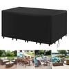 Heavy Duty Waterproof Patio Furniture Cover Rectangular Garden Rain And Snowproof Outdoor Sofa Table And Chair Windproof Cover