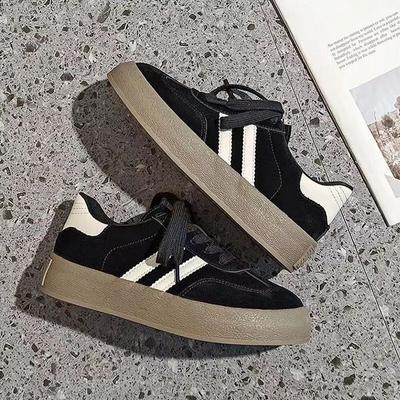 Немецкие кроссовки для увеличения роста, женские, новые, весна и осень, белые туфли, кроссовки Muffin Small из кожи, кроссовки с толстой подошвой