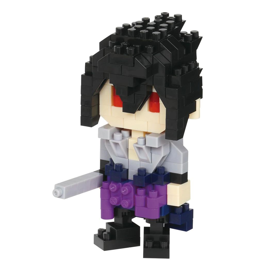 Kawada nanoblock Naruto Shippuden Учиха Саске Возраст 12 и 200 деталей Фигурка, Вверх, NBCC_135