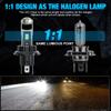 2Pcs H7 Bi Led Projector Car Headlight Bulbs 1:1 Wireless H4 LED H11 H8 9005 HB3 9006 HB4 Lens 60000Lm 80W Plug&Play Mini Auto Lamp 6500K 12V LHD