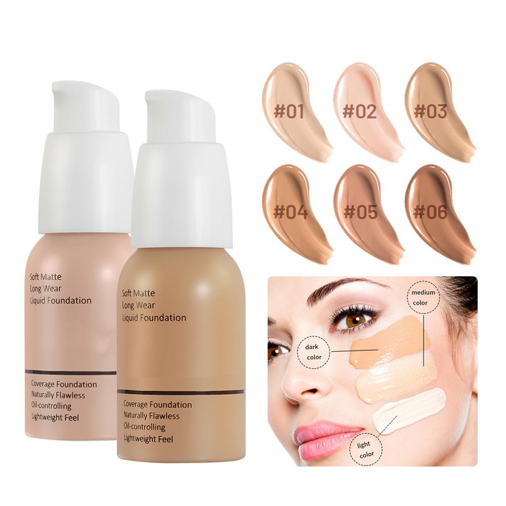 Antioxidant Concealer And Foundation 30ml Long-lasting Oil-control Natural Waterproof Non-smear Concealer Cream