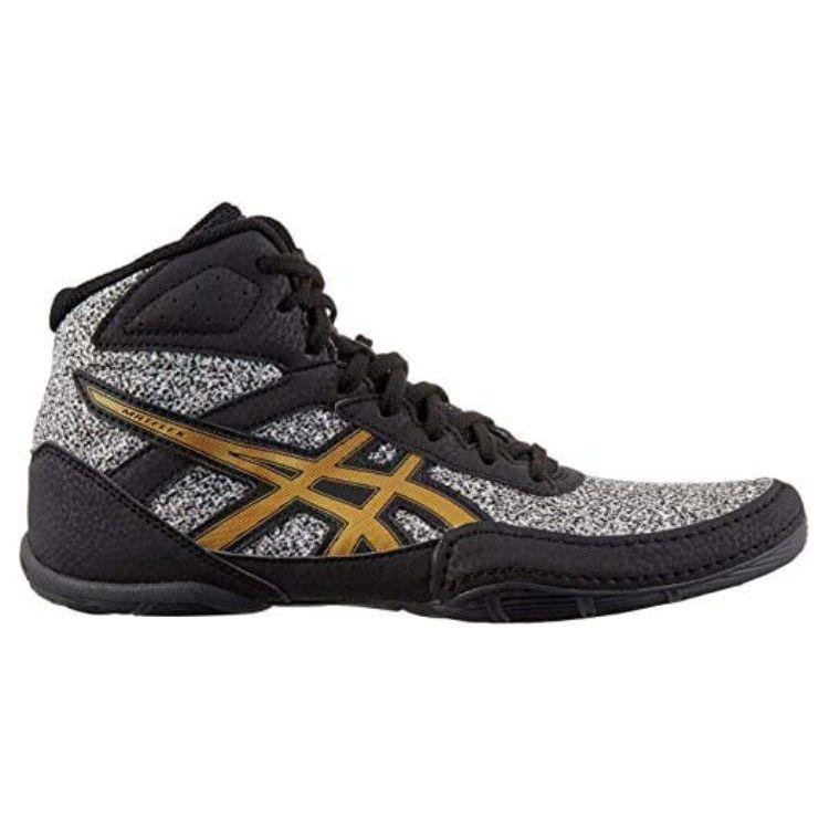 Asics Matflex 6 Черно-серый Детский коврик Сцепление Борцовки 1084A008-101