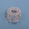 1pc Lace Wax Seal Warmer, Rose Gold Bird's Nest Wax Seal Furnace for Wax Sealing Stamp for Letter Envelope Stamp
