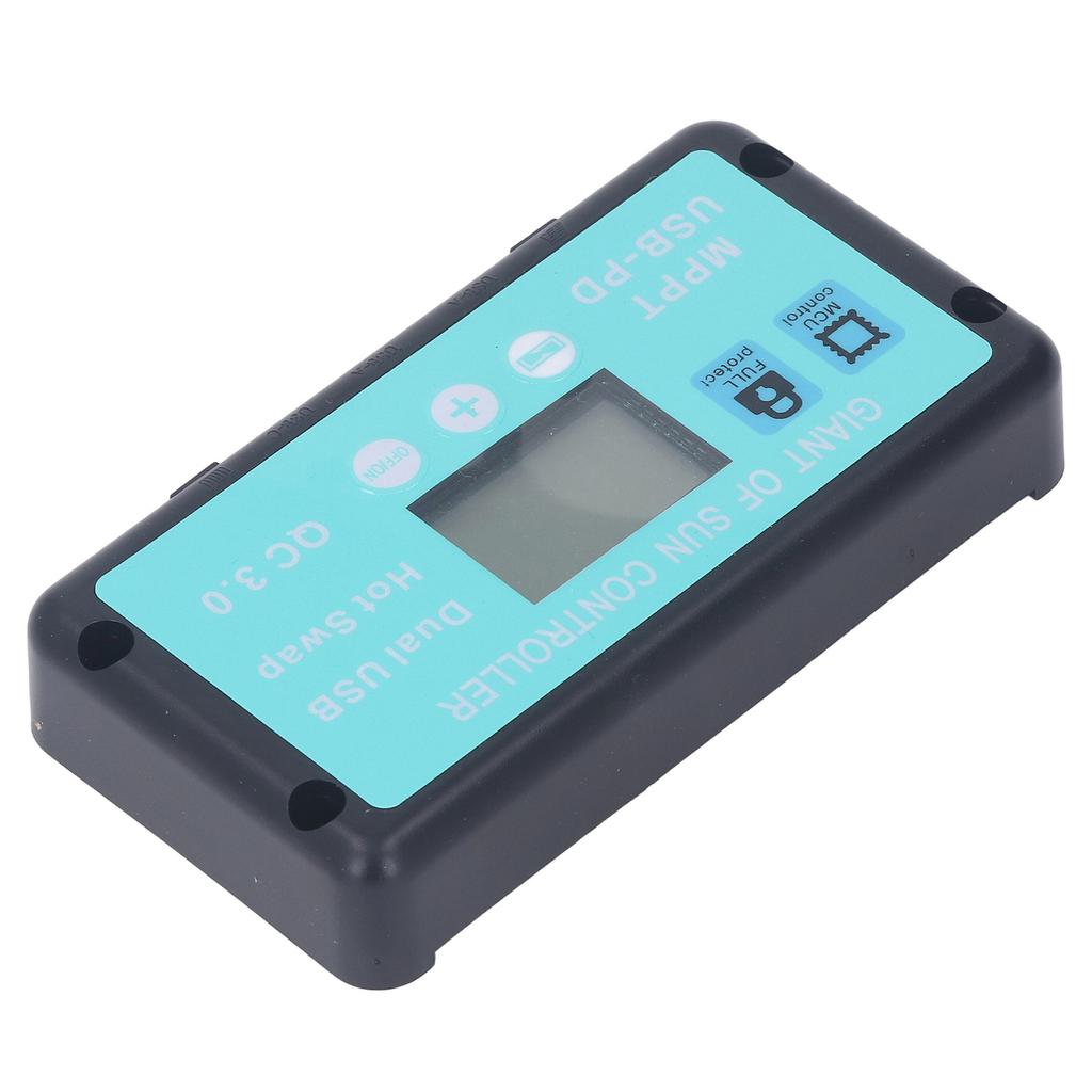 12 В 24 В MPPT контроллер заряда солнечной батареи профессиональный USB PD QC3.0 регулятор солнечной панели с ЖК-дисплеем