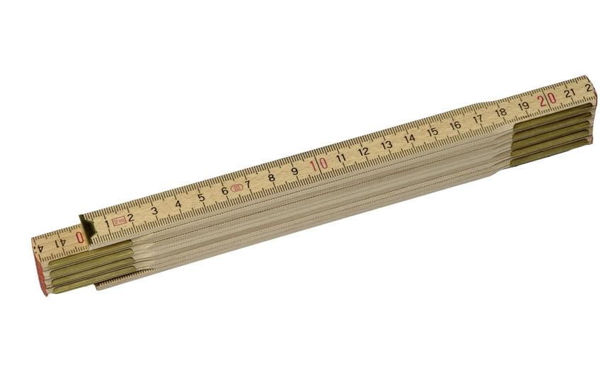 Stanley Wooden Folding Rule 2M