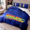 Back to the Future 3Pcs Bedding Set Duvet Cover With Two Pillowcases For Bedroom Home Decoration
