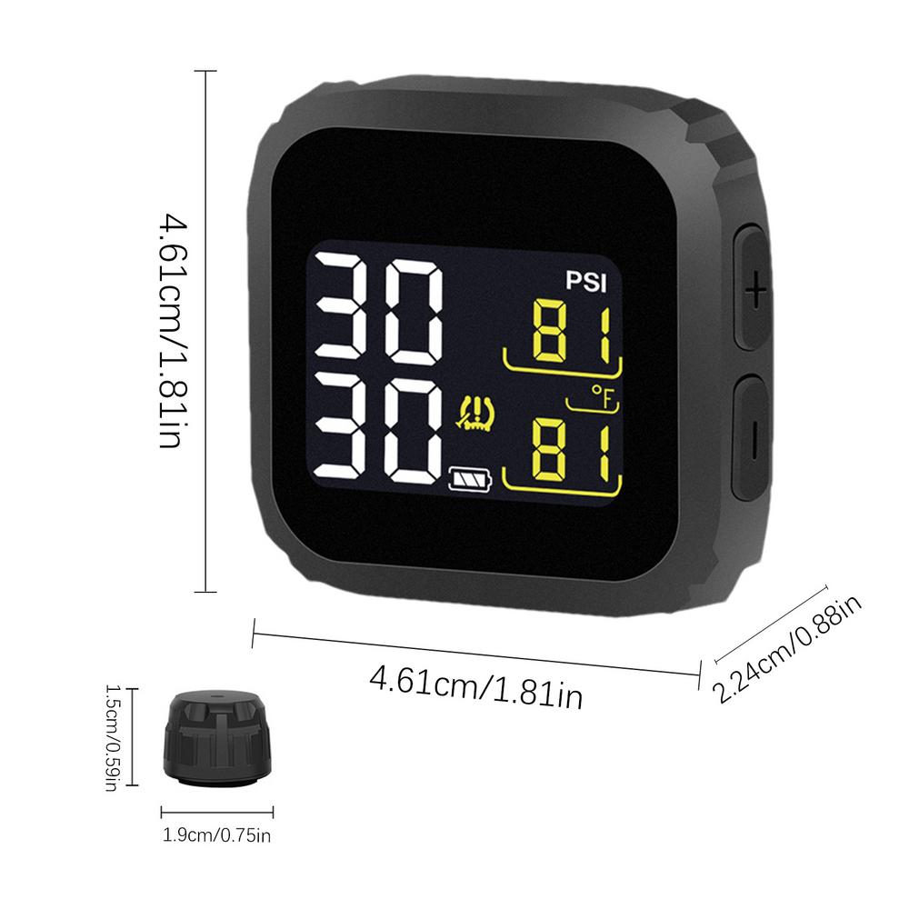 Tire Pressure Gauge Multifunctional Portable Meter Digital Pressure Gauge For Auto Truck Vehicle Automotive Repair Road Trip