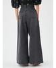 FRAY I.D. Women's High-Waisted Wide Denim Pants FWFP231084, Black