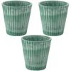 Набор из 3 горшков Botany Stripe 15 типов, зеленый 003066