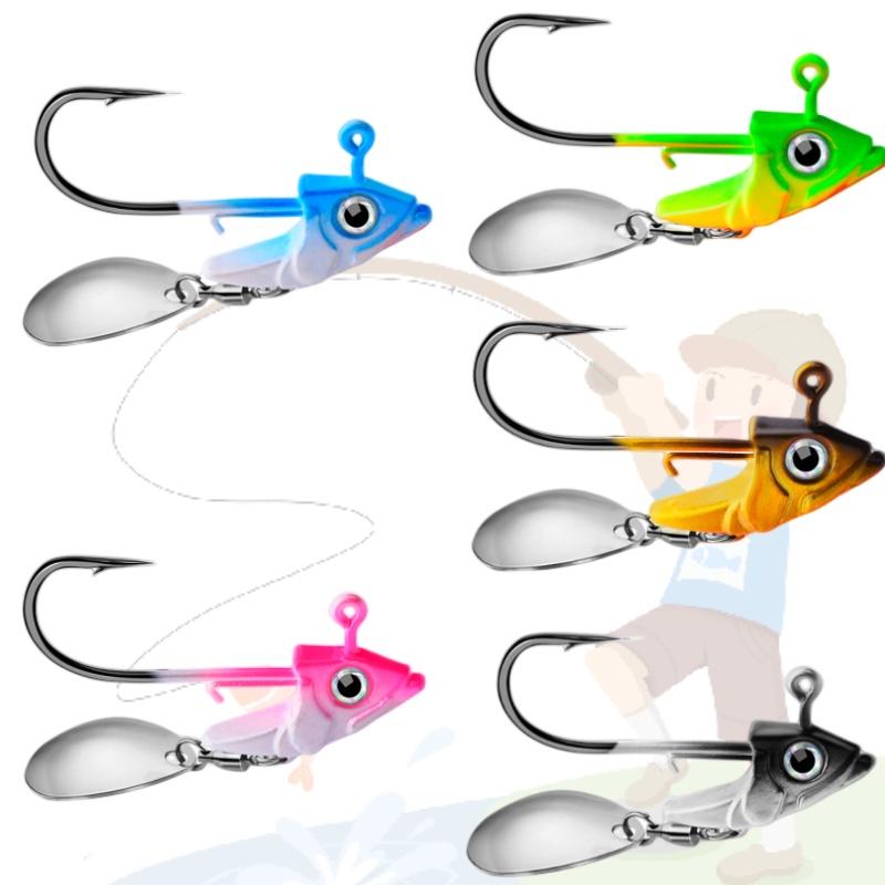 Proberos Jig018 Рыболовная приманка с джиг-головкой и мягкой рыбой Вес 7 г 10 г 15 г Идеально подходит для донной рыбалки в Северной Америке