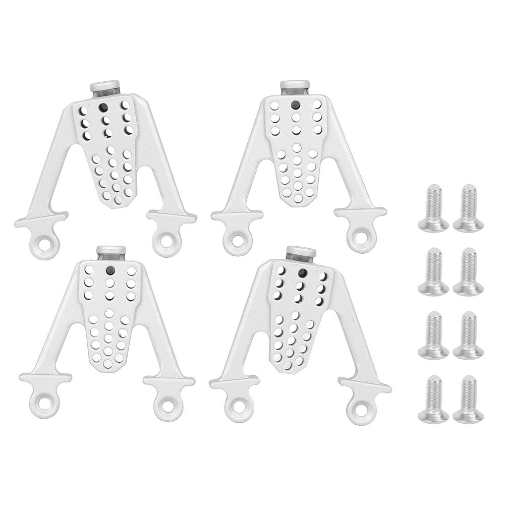 Metal Adjustable Shock Damper Towers Mount Multihole Accessory Fit for SCX10 110 RC CarSilver