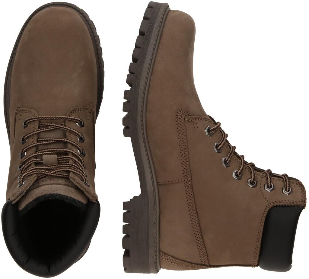 Ботинки Bugatti Poleman на шнуровке бежевые