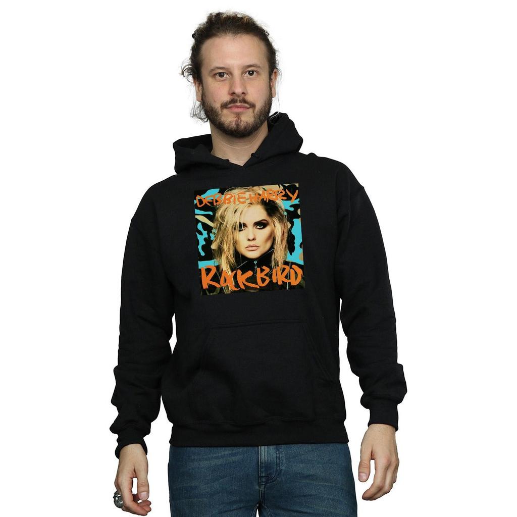 Debbie Harry Mens Rockbird Cover Hoodie