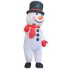 Надувной костюм Снеговика для трансграничных вечеринок - Забавный Косплей-Маскот для Рождественской и Хэллоуинской вечеринки