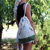 Laptop Backpack Hemp Cotton Boho