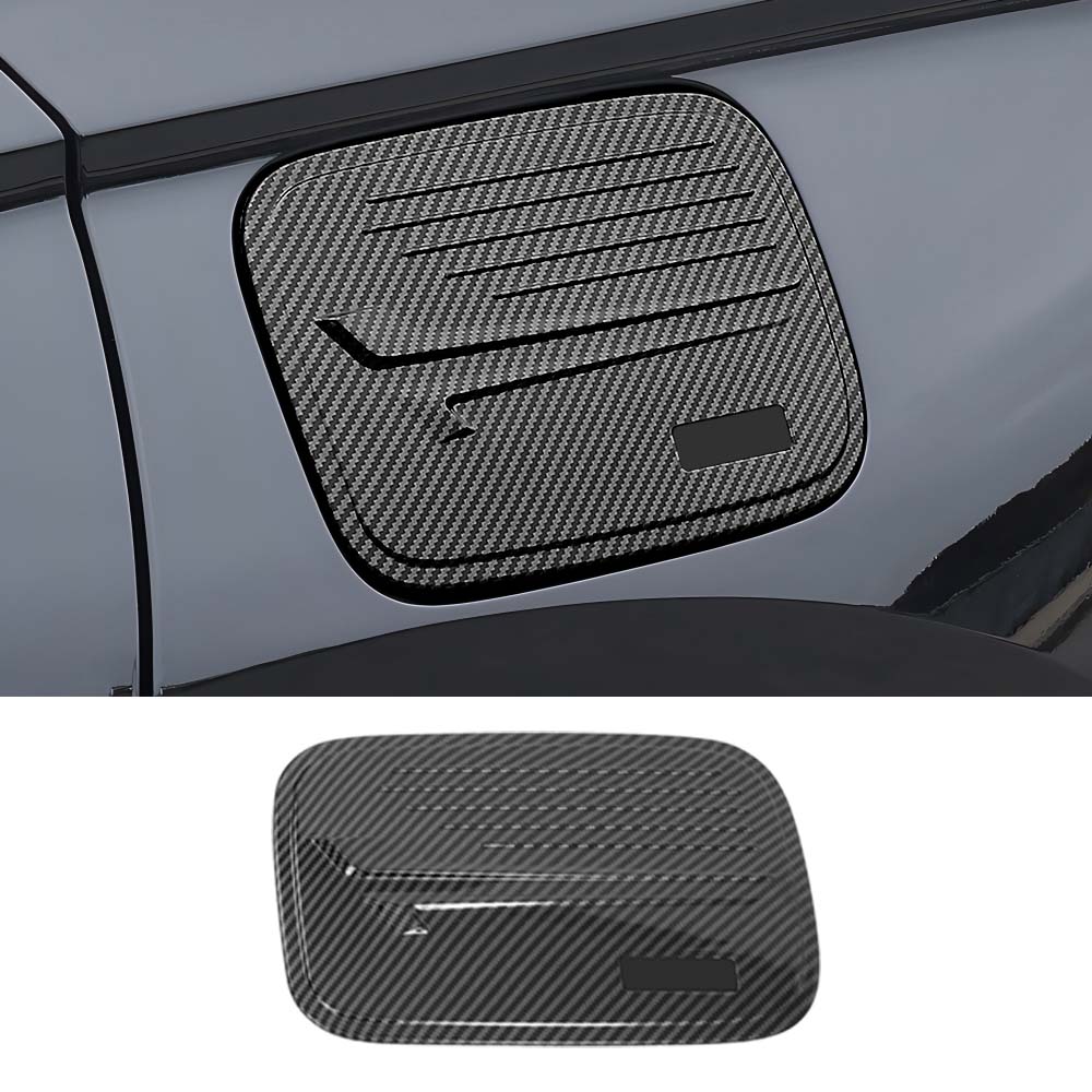 Car Decoration Gas Tank Cover For Honda CRV 6th Gen -2025 Silver Black Carbon Fiber Car Styling Upgrade Modify A Car