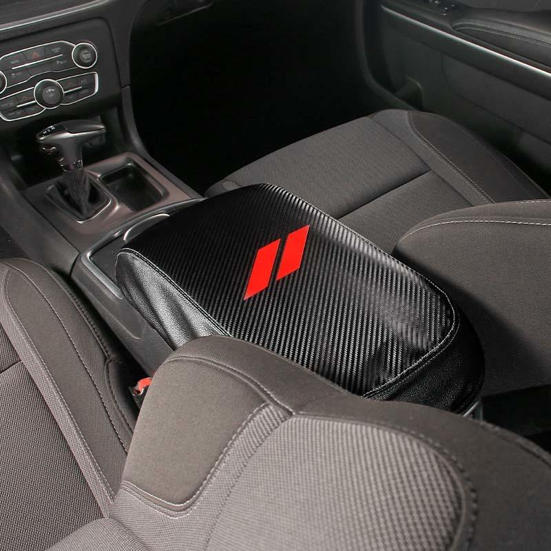 Leather Armrest Protective Cover Anti-Scratch Pad Cover For Dodge Charger 2011 Up For 300C 2011 Up Car Interior Accessories