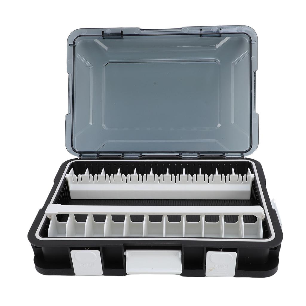 Squid Jig Hook Storage Case Container ABS Plastics Transparent Lid Squid Bait Lure Organizer Box Tackle Box for Sea