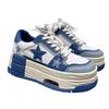 Muffin Platform White Shoes New Small Height Increase Star Board Shoes Sports and Leisure Shoes