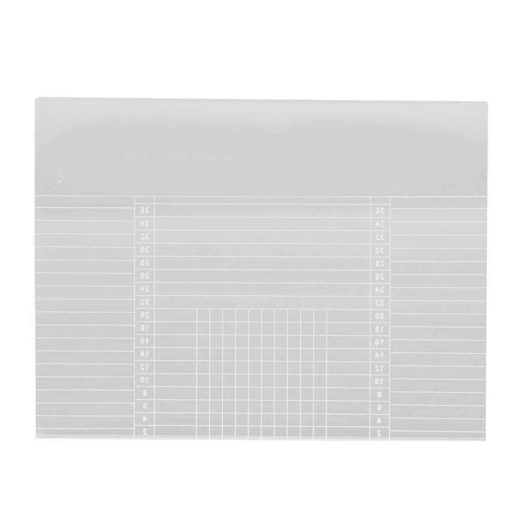 VTA Azimuth Ruler Turntable Acrylic VTA Azimuth Scale for Measuring Balancing Vinyl Record Player