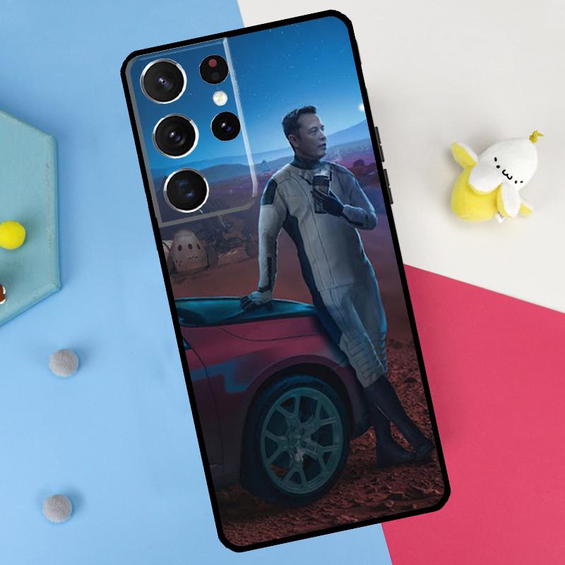 Elon Musk Back Case For Samsung Galaxy S25 S24 S23 S22 S20 S26 Ultra S10 Plus S21 FE S25 FE Soft Cover