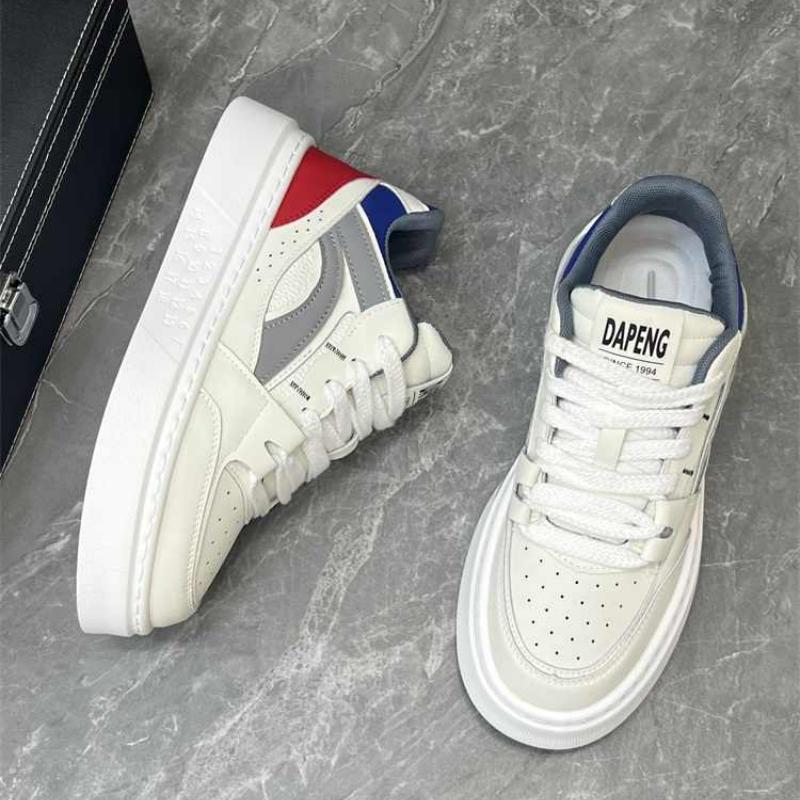 New Men's Classic Fashion Low Top Thick Sole Skateboarding Shoes Comfortable Soft Sole Basketball Sneakers