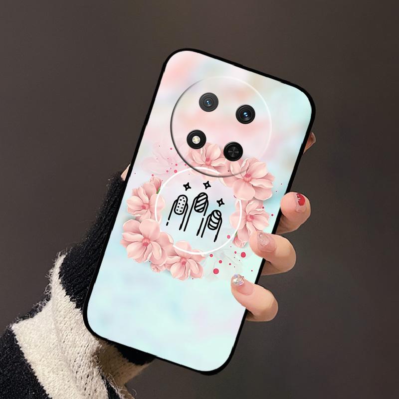 Для Honor Magic7 Lite 5G Модный Цветной Расписной Роскошный Мягкий Силиконовый Чехол для Телефона Для Huawei Honor Magic7 Pro Чехлы Обложка Magic 7