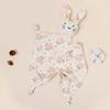 Printed Design Muslin Comforter Blanket Soft Material Cute Cat Kids Sleep Toy  For Kids