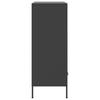Vidaxl Szafka, Czarna, 68X39X101,5 Cm, Stal