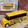 Высокая имитация автомобиля, модель школьного автобуса, модель автобуса из цинкового сплава, подарок для детей