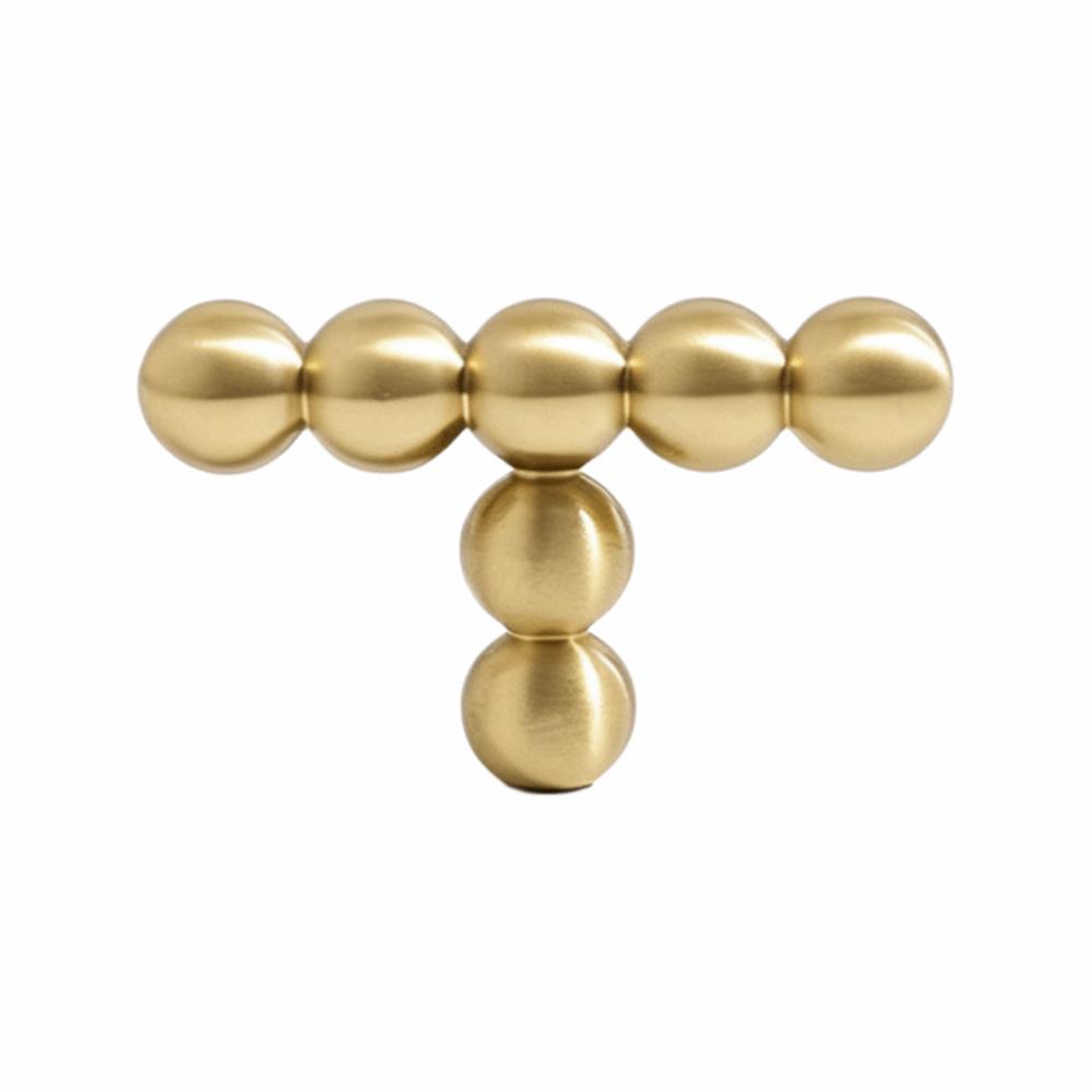 Small Round Ball Hardware Handle Solid Brass Cabinet Drawer Knobs Multipurpose