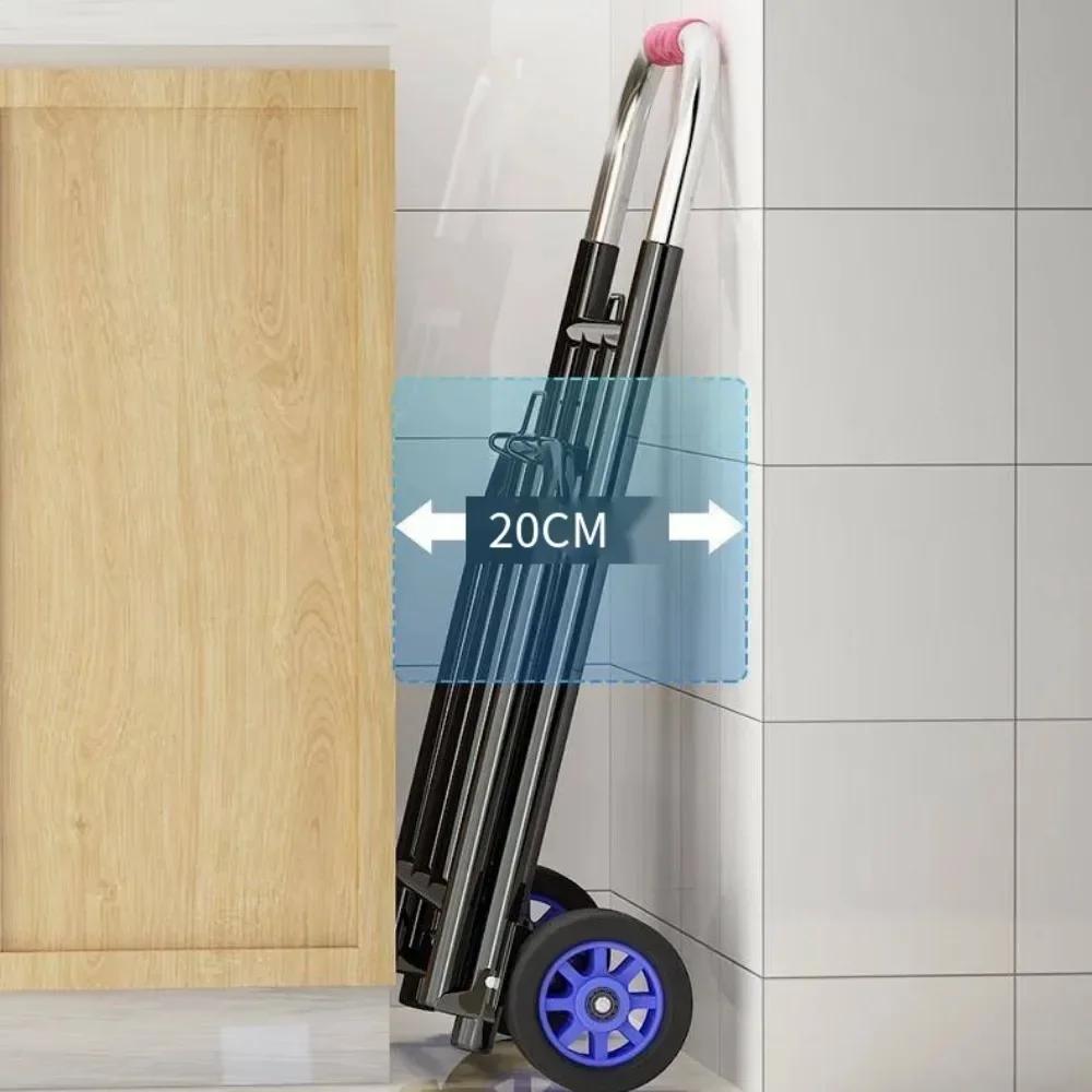 Складная выдвижная тележка Складная ручная тележка для перемещения бытовых нужд Волшебный прицеп Тележка для покупок Портативная ручная тележка для багажа