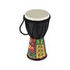 4 Inch African Drum Portable Hand Drum Lightweight Hand Clapping Drum Colorful Pattern Bongo Drum