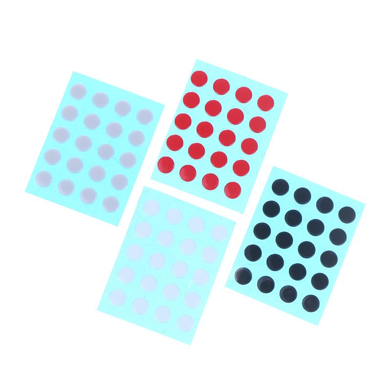 20Pcs 6.5Mm Diameter Small Dots Foot Pad Universal Mouse Glide Skates For Rubberized Mouse Foot Glide Feet Sticker