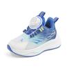 Children's Sports Shoes 2025 Spring and Autumn Boys' Casual Shoes Rotating Button Girls' Running Shoes Soft Sole Baby Net Shoes Single