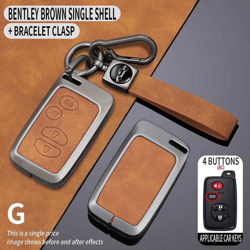 Защитная оболочка и пряжка для старых моделей Toyota: Чехол для ключей Prado, Crown, Reiz, Land Cruiser, Prius