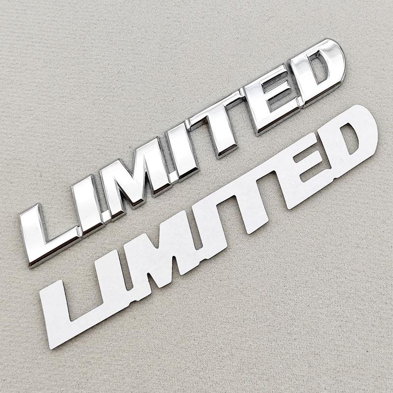 3D Metal Car Sticker Logo 4WD V6 V8 LIMITED Fender Side Badge Rear Trunk Emblem For Toyota LC150 LC200 4Runner Tundra Accessorie