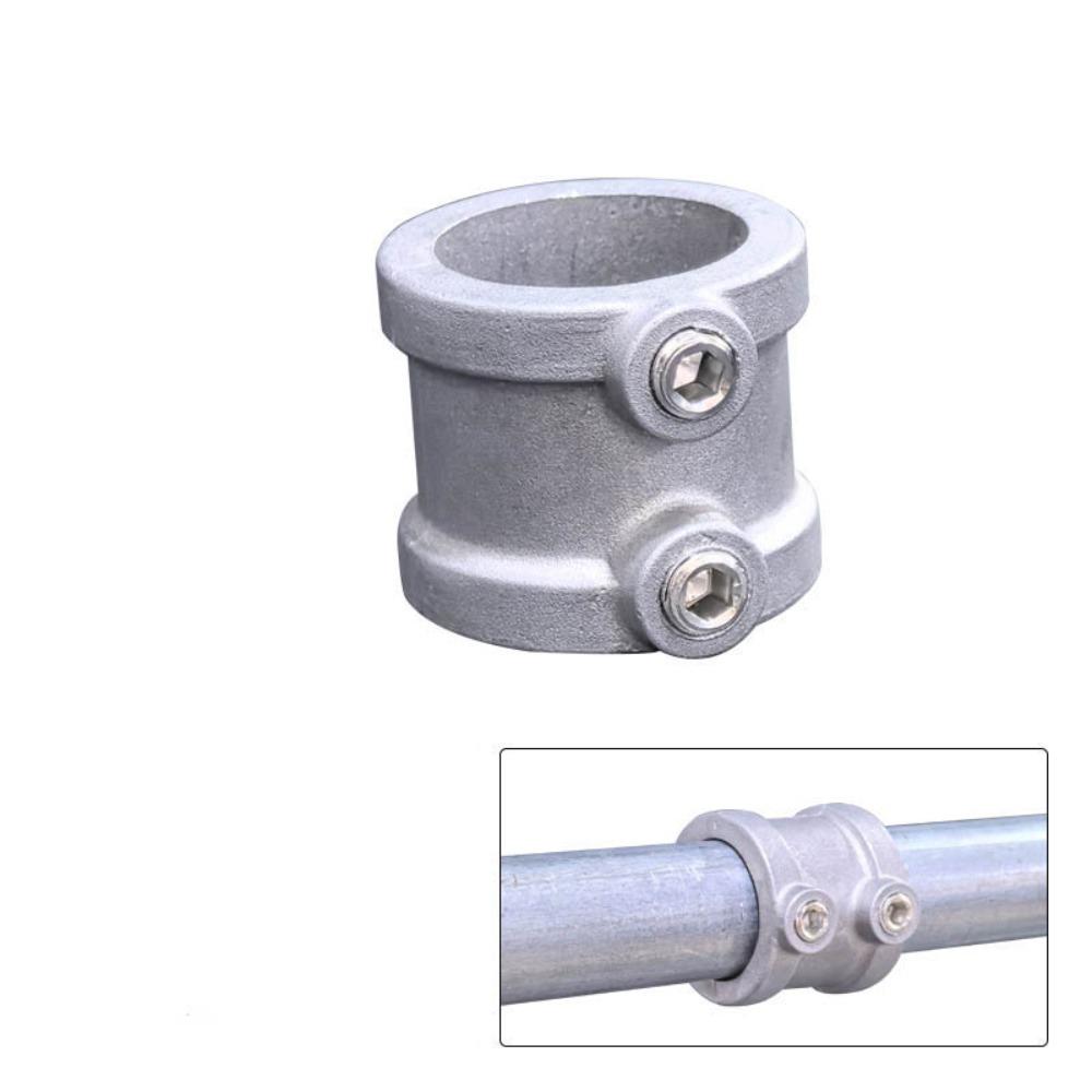1\2''/3\4" Frame Fasteners Aluminum Alloy Steel Circular Pipe Connector Steel Tube Shelf