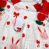 Cotton Dog Suspenders Dress Thin Breathable Summer Cat Clothes Puppy Princess Skirt  Spring