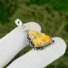 Natural Malinga Jasper Gemstone Pendant 925 Sterling Silver Jewelry For Girls
