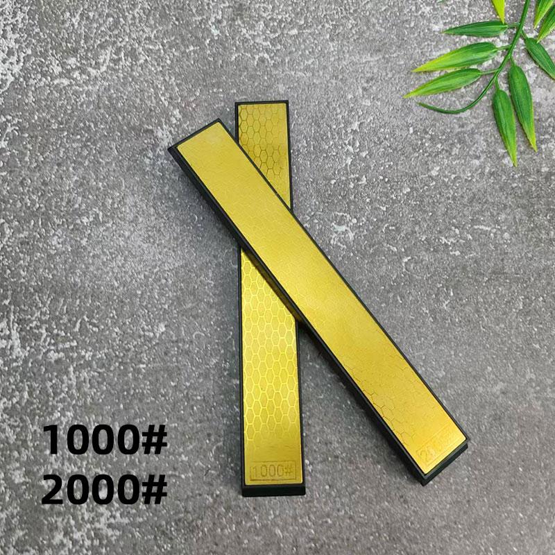 Golden Diamond Whetstone Knife Sharpener Fixed Angle Knife Sharpener Sharpening Stone Diamond Whetstone Oil Stone Honing Stones