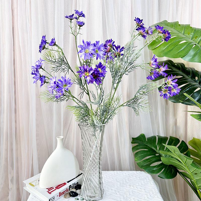 Chrysanthemum Artificial Flower Wedding Hotel Restaurant Decoration Desktop