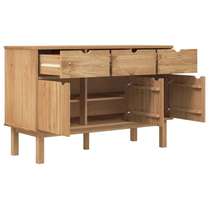 VidaXL Buffet OTTA 114x43x73,5 Cm Solid Pine Wood 351297