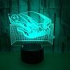 XM7922-Hmnzxy Новый футбольный 3D ночник Красочный сенсорный пульт дистанционного управления Usb 3D светодиодный небольшой декоративный настольный светильник
