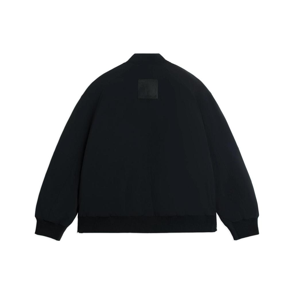 Li Ning X Jackie Chan Kung Fu Series однотонная куртка-пуховик с воротником-стойкой для мужчин, верхняя одежда, черный цвет AYMS139-2