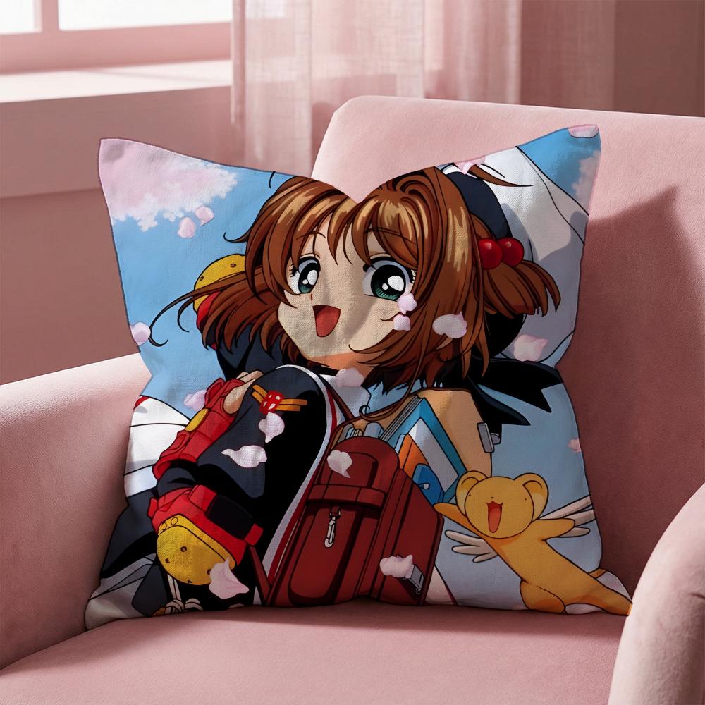 Чехол для подушки ANIME C-Cardcaptor Sakura, многоцелевой чехол для подушки для дома и автомобиля - Двусторонний, мягкий и прочный для ежедневного использования