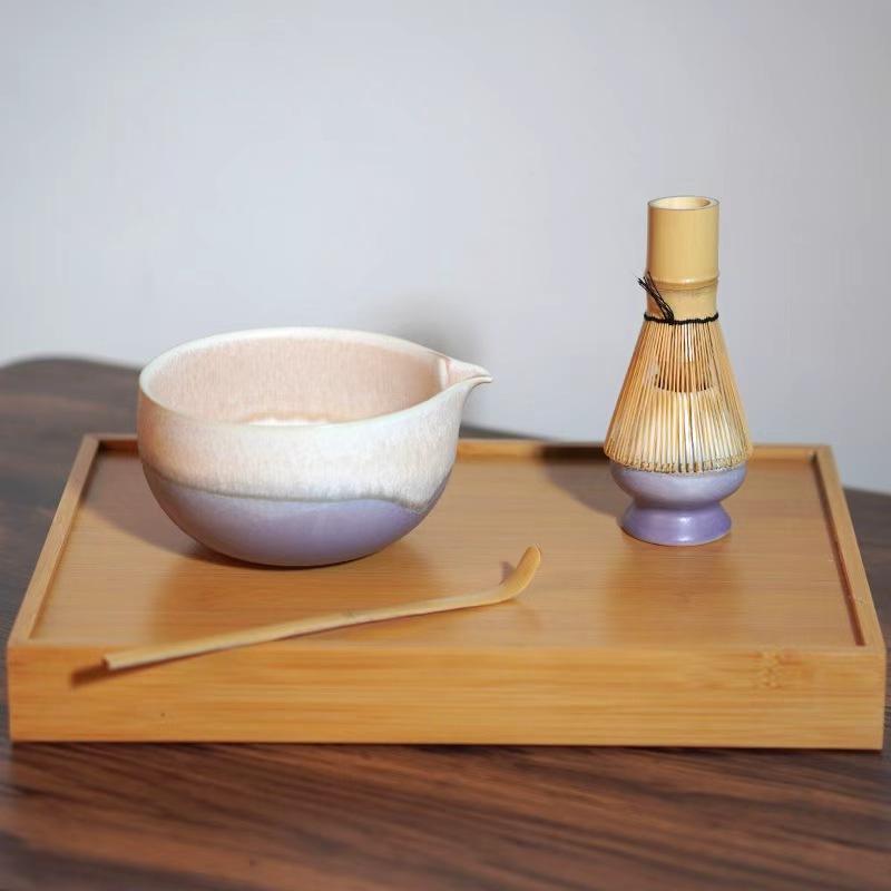 Japanese-Style Tea Ordering Bowl New Handmade Retro Threaded Matcha Bowl Ceramic Dry Brewing Bowl Song Dynasty Tea Ordering Tool Accessories None